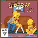 Quadrinho erótico Os Simpsons - Velhos hábitos - Foto 1