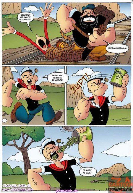 Quadrinhos Eróticos de Popeye o Marinheiro