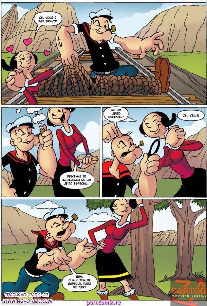Quadrinhos Eróticos de Popeye o Marinheiro - Foto 3