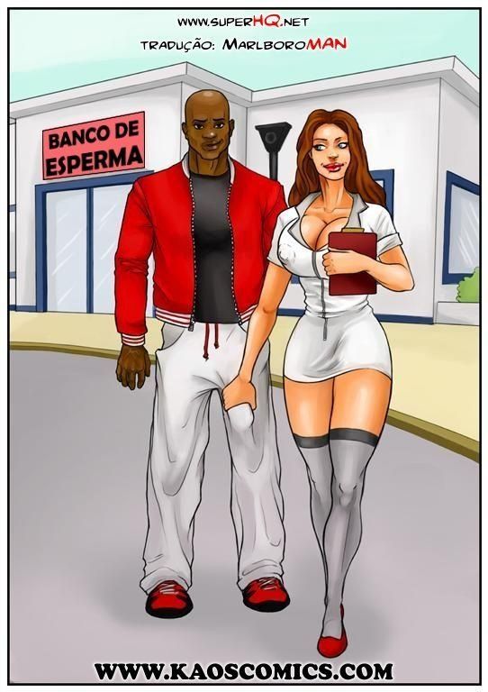 Banco de Esperma 1 – Quadrinhos eróticos interraciais