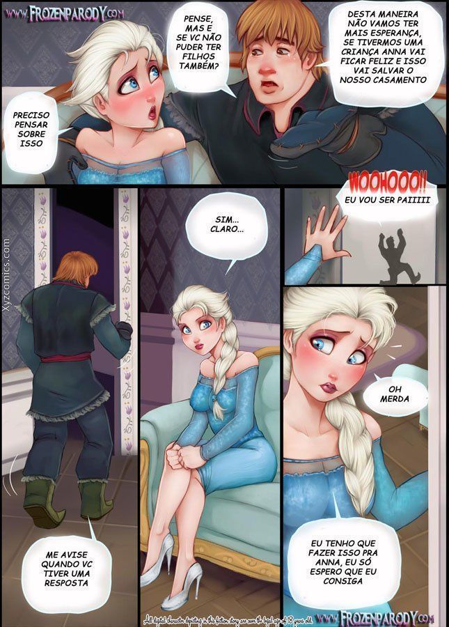 Quadrinhos eroticos Frozen - Fodendo a princesa