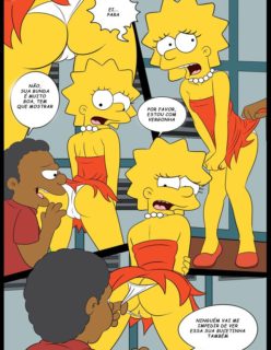 Os Simpsons porno Lisa e marge sendo fodidas por menino - Foto 2