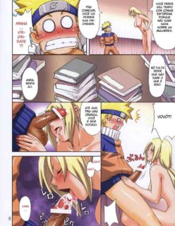 Tsunade ensinando tudo sobre sexo ao Naruto - Foto 7